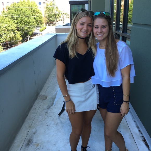 Zara white mini skort size small - Picture 4 of 4